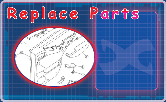 replace parts on door panel in houston